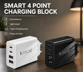 Smart 4 Port C Type and USB Charging Block